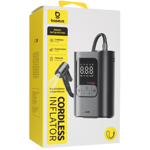 Купить Компрессор Baseus GoTrip VA1 Super Mini Wireless Inflator  9288821. Характеристики, отзывы и цены в Донецке