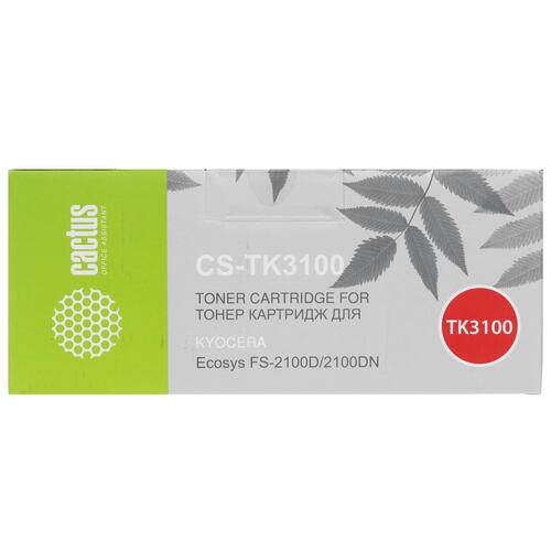 Купить Картридж лазерный Cactus CS-TK3100 черный, с чипом  7939489. Характеристики, отзывы и цены в Донецке