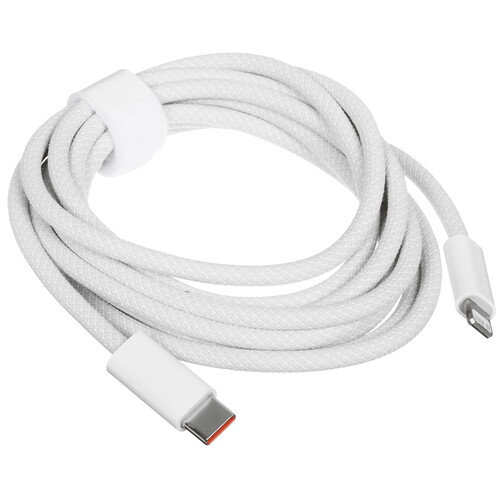 Купить Кабель круглый Baseus Lightning 8-pin - USB Type-C белый 2 м  9260664. Характеристики, отзывы и цены в Донецке