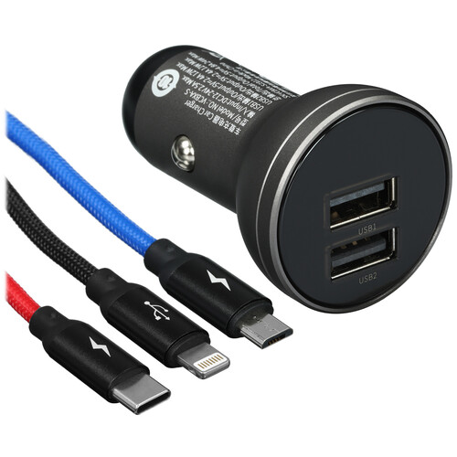 Купить Автомобильное ЗУ Baseus Dual черный  9228288. Характеристики, отзывы и цены в Донецке