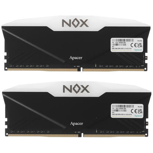 Купить Оперативная память Apacer NOX RGB [AH4U16G32C28YNBAA-2] 16 ГБ  5095720. Характеристики, отзывы и цены в Донецке