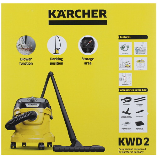 Купить Хозяйственный пылесос  Karcher KWD 2 V-12/4/18  5614776. Характеристики, отзывы и цены в Донецке