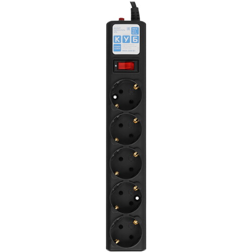 Купить Сетевой фильтр Power Cube SPG5-В1 черный  5089131. Характеристики, отзывы и цены в Донецке
