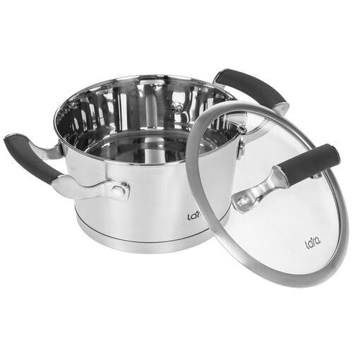 Купить Кастрюля Lara Венера LR02-278 1.6 л 16 см серебристый  9214938. Характеристики, отзывы и цены в Донецке