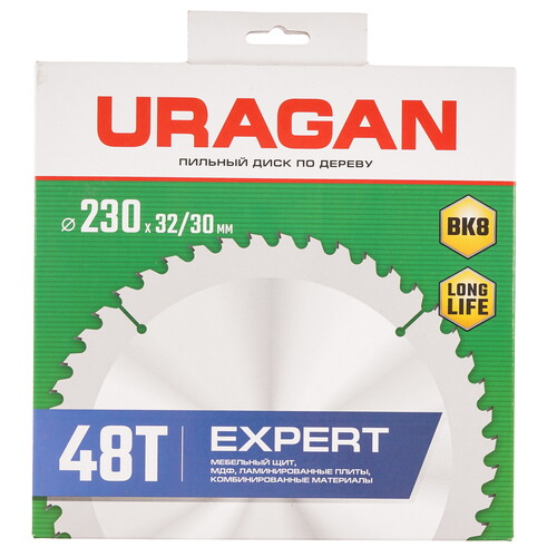 Купить Диск пильный Uragan 36802-230-32-48_z01  9123062. Характеристики, отзывы и цены в Донецке