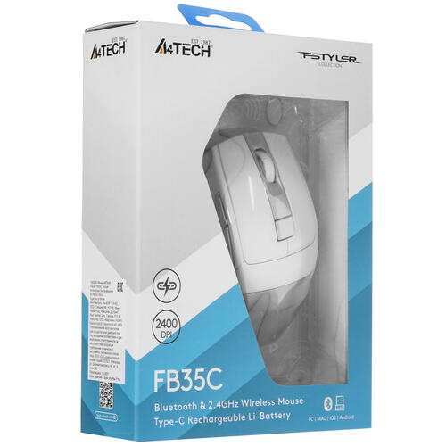 Купить Мышь беспроводная A4Tech Fstyler FB35C  4888872. Характеристики, отзывы и цены в Донецке