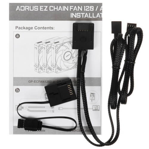 Купить Вентилятор GIGABYTE AORUS EZ CHAIN FAN 120  5609515. Характеристики, отзывы и цены в Донецке