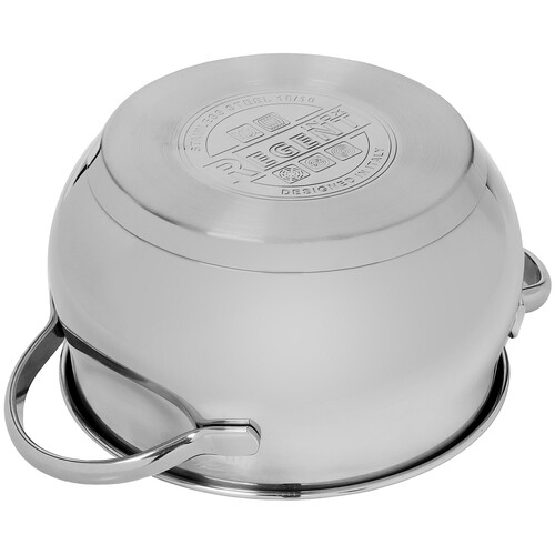Купить Кастрюля Regent inox Apple B 93-B-8 2 л 16 см серебристый  5448462. Характеристики, отзывы и цены в Донецке