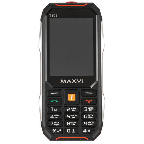 Купить Сотовый телефон Maxvi T101 красный/черный  9064664. Характеристики, отзывы и цены в Донецке