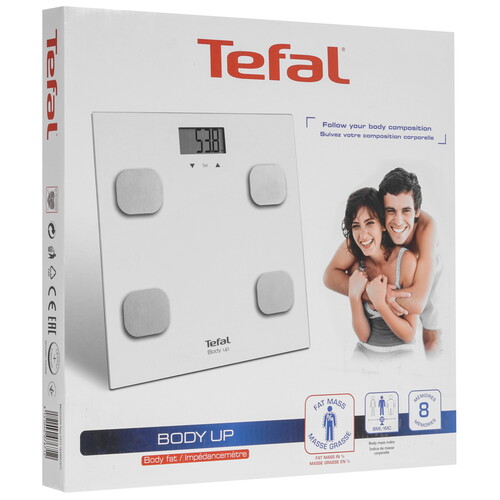 Купить Весы Tefal Body Up BM2523V0 белый  5322896. Характеристики, отзывы и цены в Донецке