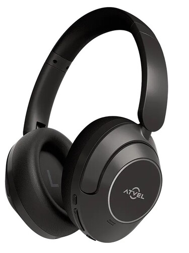 Купить Беспроводные/проводные наушники Atvel Tune Pro Q7 черный 2025  9246009. Характеристики, отзывы и цены в Донецке