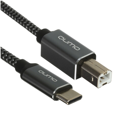 Купить Кабель Qumo USB 2.0 Type-C - USB 2.0 Type-B  5609109. Характеристики, отзывы и цены в Донецке