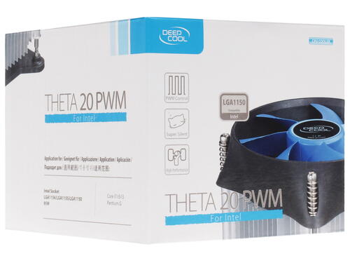 Купить Кулер для процессора DEEPCOOL THETA 20 PWM  1102130. Характеристики, отзывы и цены в Донецке