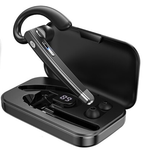 Купить Беспроводная моногарнитура Hoco DES48 черный 2025  5485101. Характеристики, отзывы и цены в Донецке