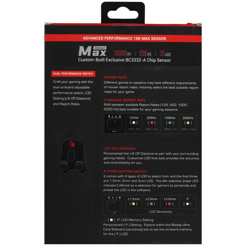 Купить Мышь проводная A4Tech Bloody W90 Max  белый  9280319. Характеристики, отзывы и цены в Донецке