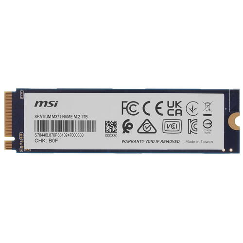 Купить 1000 ГБ M.2 NVMe накопитель MSI SPATIUM M371 [S78-440L870-P83]  5091094. Характеристики, отзывы и цены в Донецке