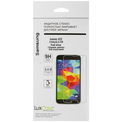 Купить Защитное стекло LuxCase для экрана Samsung Galaxy A55  5453801. Характеристики, отзывы и цены в Донецке