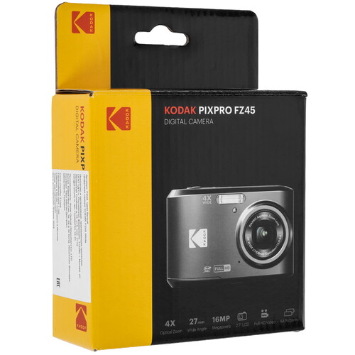Купить Компактный фотоаппарат Kodak FZ45 белый  5468007. Характеристики, отзывы и цены в Донецке