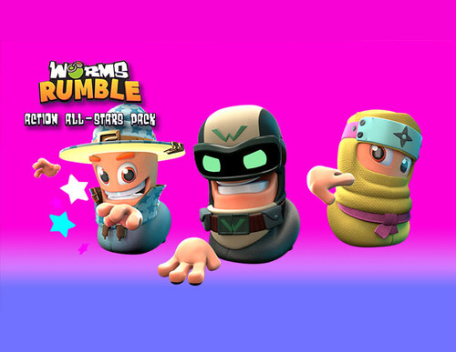 Купить Дополнение для игры Worms Rumble - Action All-Stars Pack (Steam)  5618215. Характеристики, отзывы и цены в Донецке