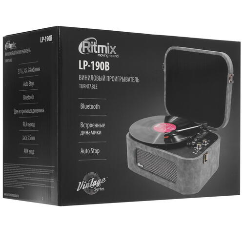 Виниловый проигрыватель Ritmix LP-190B Купить Виниловый проигрыватель Ritmix LP-190B  5096211. Характеристики, отзывы и цены в Донецке