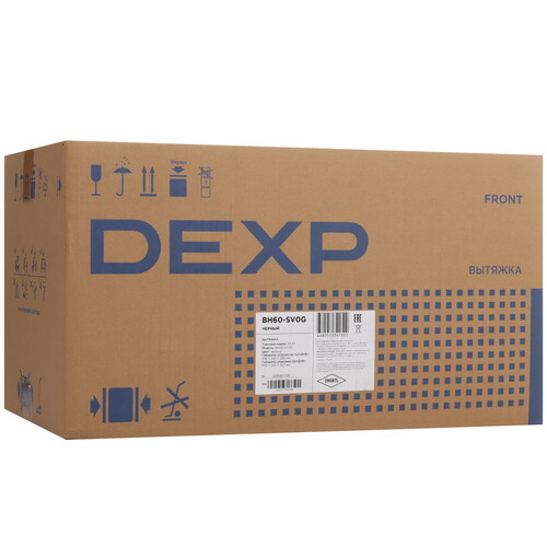 Купить Вытяжка полновстраиваемая DEXP BH60-SV0G черный/черный  9226191. Характеристики, отзывы и цены в Донецке