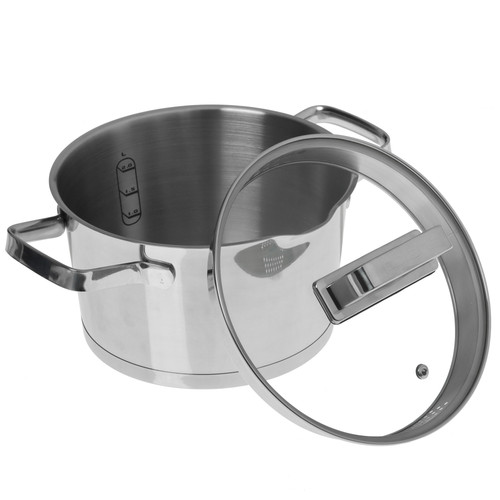 Купить Кастрюля Polaris Loretto-20С 3 л 20 см серебристый  9139973. Характеристики, отзывы и цены в Донецке