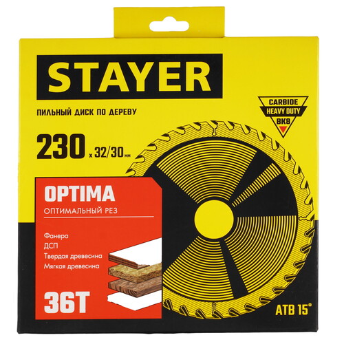 Купить Диск пильный STAYER 3681-230-32-36_z01  9123045. Характеристики, отзывы и цены в Донецке