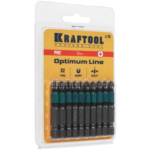Купить Набор бит KRAFTOOL 26122-2-50-10  9108189. Характеристики, отзывы и цены в Донецке