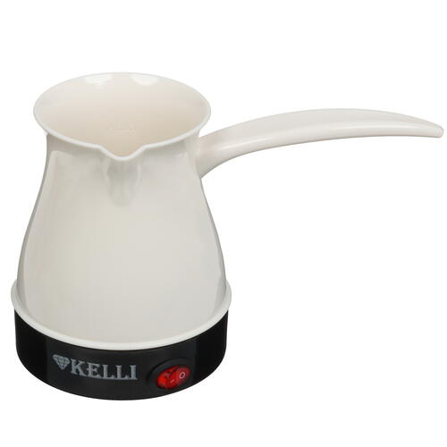 Купить Электрическая турка Kelli KL-1444 белый  9901443. Характеристики, отзывы и цены в Донецке