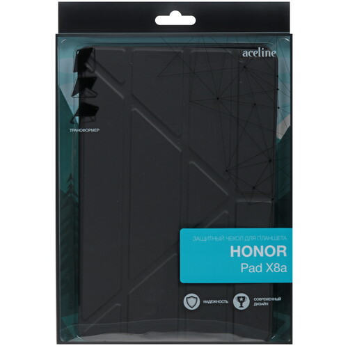 Купить Чехол-книжка Aceline Origami для HONOR Pad X8a черный  5610072. Характеристики, отзывы и цены в Донецке