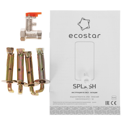Купить Водонагреватель электрический Ecostar RWH-SP80-FS  9941786. Характеристики, отзывы и цены в Донецке