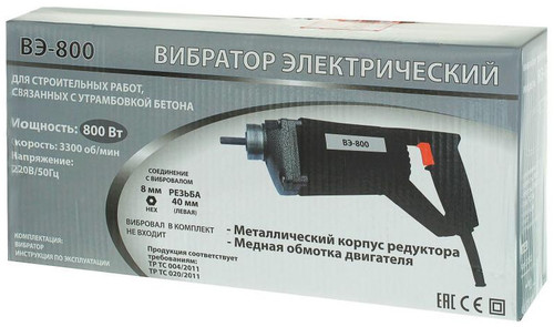 Купить Вибратор для бетона Спец ВЭ-800  1266258. Характеристики, отзывы и цены в Донецке