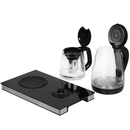 Купить Чайный набор Kitfort КТ-6181 черный  9040867. Характеристики, отзывы и цены в Донецке