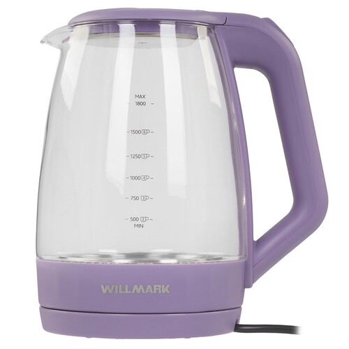 Купить Электрочайник WILLMARK WEK-1823G фиолетовый  9269581. Характеристики, отзывы и цены в Донецке