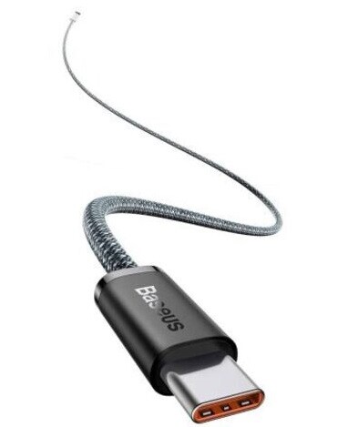 Купить Кабель круглый Baseus USB Type-C - USB 2.0 Type-A серый 1 м  5627508. Характеристики, отзывы и цены в Донецке