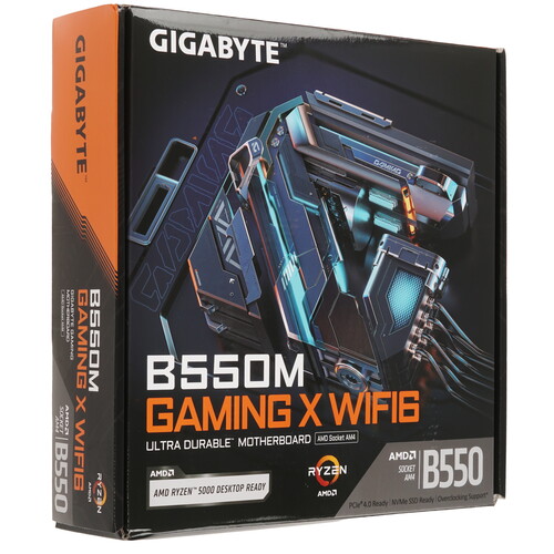 Купить Материнская плата GIGABYTE B550M GAMING X WIFI6  5622575. Характеристики, отзывы и цены в Донецке