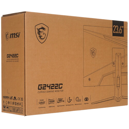 Купить 23.6" Монитор MSI G2422C черный  5608614. Характеристики, отзывы и цены в Донецке