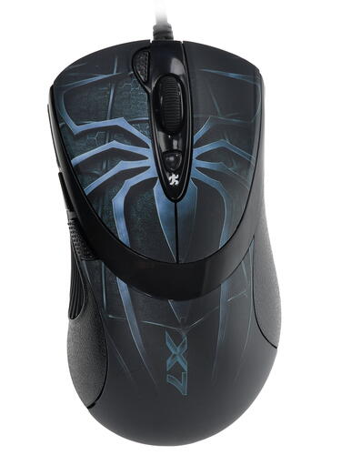 Купить Мышь проводная A4Tech XL-747H  синий  0133652. Характеристики, отзывы и цены в Донецке