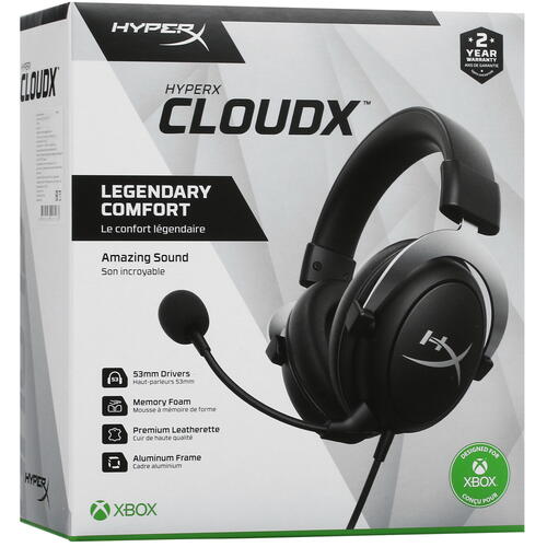 Купить Проводные наушники HyperX CloudX 2022 HHSC2-CG-SL/G черный 2022  5073354. Характеристики, отзывы и цены в Донецке