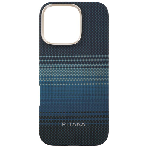 Купить Накладка  Pitaka Tactile Woven Case для Apple iPhone 16 Pro синий/голубой  5492716. Характеристики, отзывы и цены в Донецке