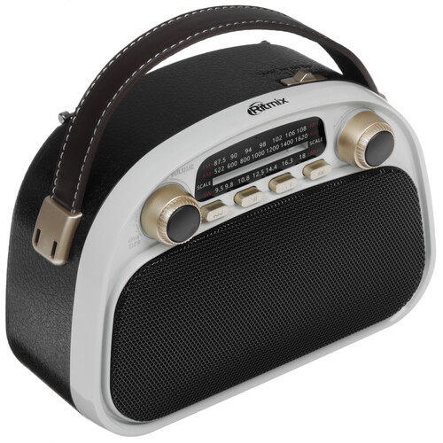 Купить Радиоприемник Ritmix RPR-040 белый  9201111. Характеристики, отзывы и цены в Донецке