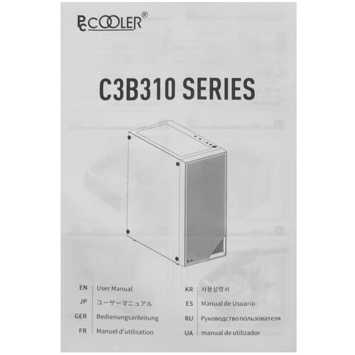 Купить Корпус PCCooler C3B310 WH  5459022. Характеристики, отзывы и цены в Донецке