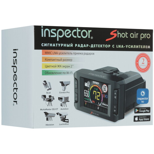 Купить Радар-детектор Inspector Shot Air Pro  5641241. Характеристики, отзывы и цены в Донецке