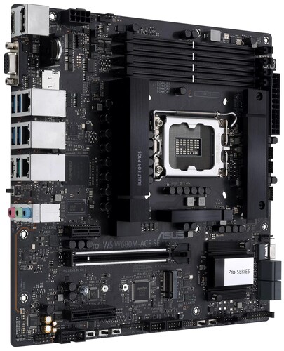 Купить Материнская плата ASUS Pro WS W680M-ACE SE  5448609. Характеристики, отзывы и цены в Донецке
