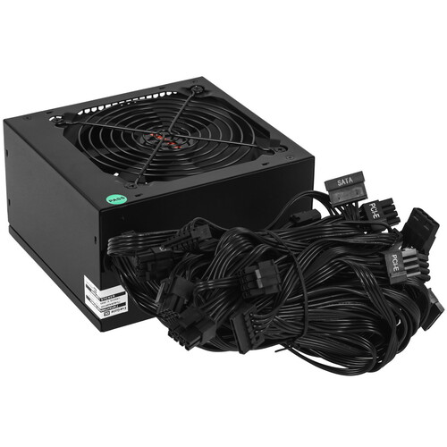 Купить Блок питания ExeGate 80 PLUS 900PPH LT [EX292155RUS] черный  9921129. Характеристики, отзывы и цены в Донецке