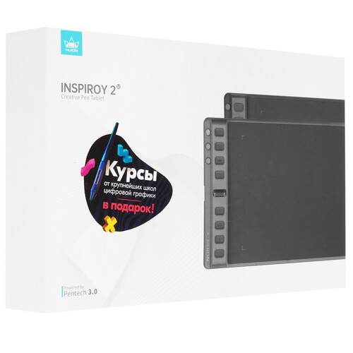 Купить Графический планшет HUION Inspiroy 2M  9082075. Характеристики, отзывы и цены в Донецке