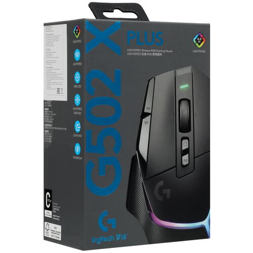 Купить Мышь беспроводная Logitech G502 X Plus  5412872. Характеристики, отзывы и цены в Донецке