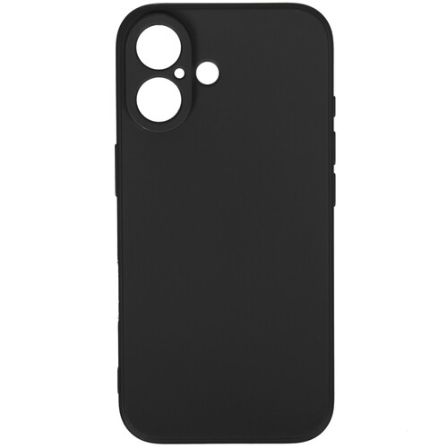Купить Накладка  LuxCase для Apple iPhone 16 черный  5637318. Характеристики, отзывы и цены в Донецке