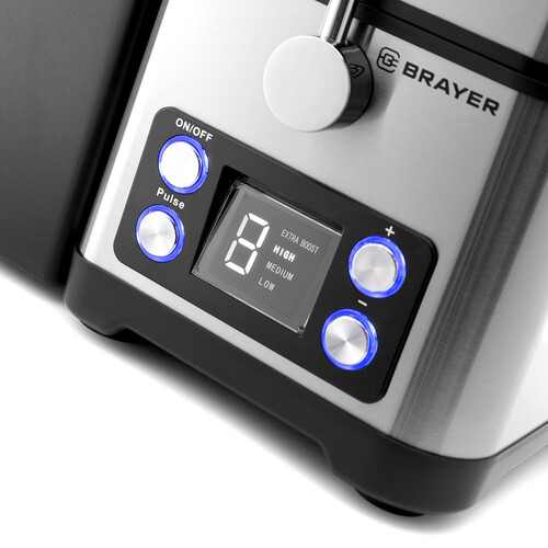 Купить Соковыжималка электрическая BRAYER BR1704 серебристый  5367842. Характеристики, отзывы и цены в Донецке