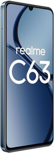 Купить 6.74" Смартфон realme C63 256 ГБ синий  5487647. Характеристики, отзывы и цены в Донецке